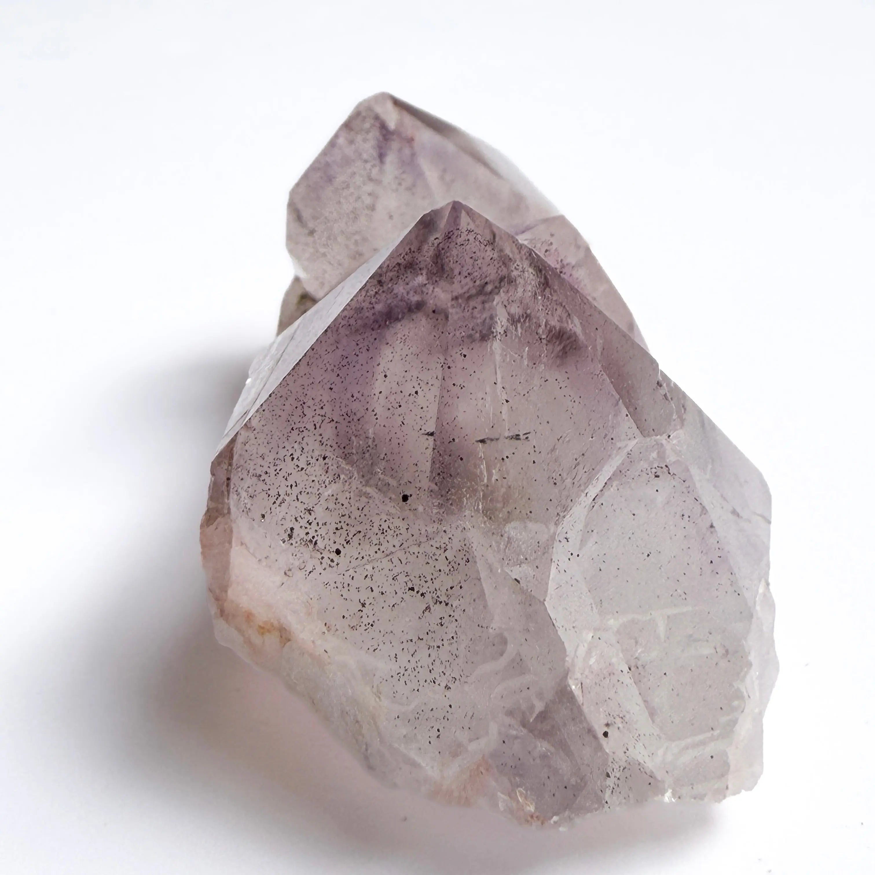Garden Quartz with Amethyst and Hematite Inclusions